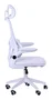Mars Gaming MGC-ERGOPROWH Silla Ergonómica Gaming y Oficina Blanca, Malla Transpirable, Soporte Lumbar Ajustable, Reposacabezas, Inclinación 3-18°, Altura 120-130 cm