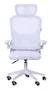 Mars Gaming MGC-ERGOPROWH Silla Ergonómica Gaming y Oficina Blanca, Malla Transpirable, Soporte Lumbar Ajustable, Reposacabezas, Inclinación 3-18°, Altura 120-130 cm
