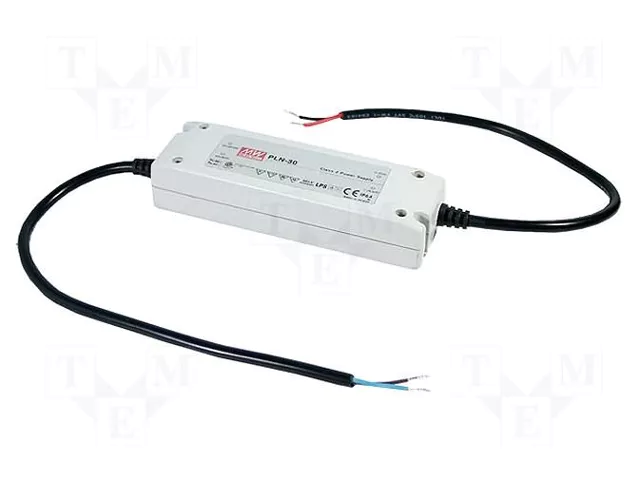 MEAN WELL PLN-30-36 Alimentador LED 30,24W 36VDC 0,84A MEAN WELL PLN-30-36 Alimentador LED 30,24W 36VDC 0,84A