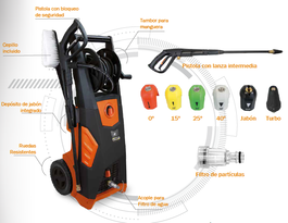 STAYER Hidrolimpiadora HL 3000 de 3000 W y 200 Bares
