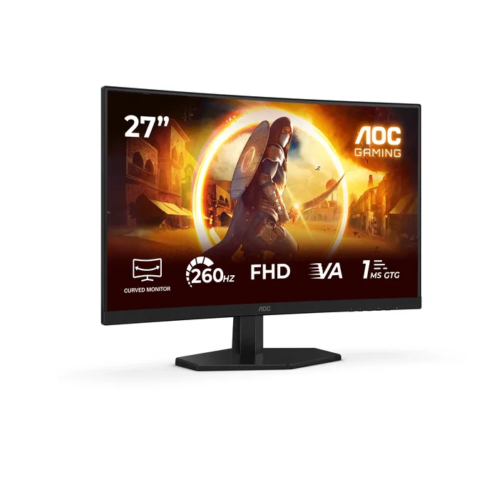 AOC C27G42ZE Monitor Gaming Curvo 27 Pulgadas 260Hz Full HD Fast VA