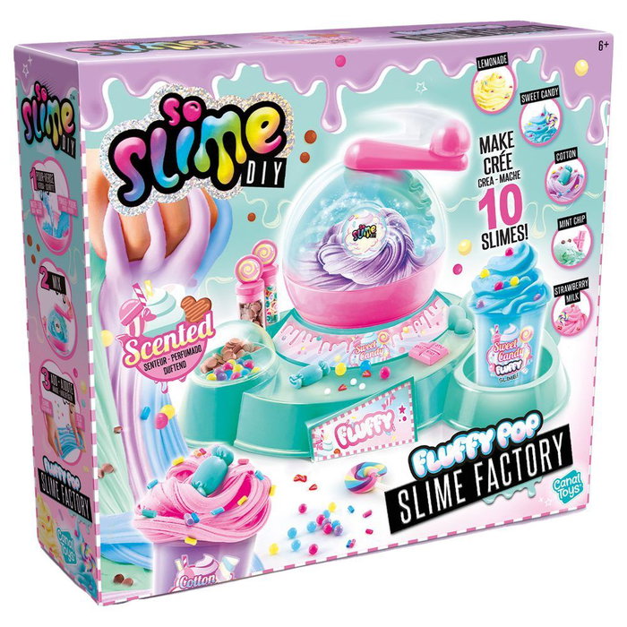 Canal Toys Fábrica de Slime Fluffy, Crea Slime Esponjoso y Perfumado con Decoraciones Canal Toys Fábrica de Slime Fluffy, Crea Slime Esponjoso y Perfumado con Decoraciones