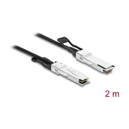 DeLOCK Cable Twinax QSFP+ macho a QSFP+ macho 40 Gbps 2 m