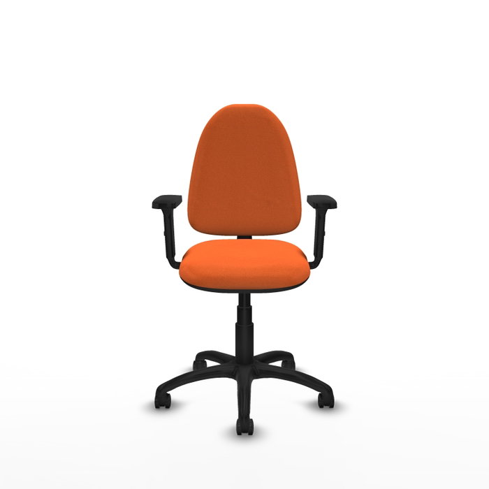 PIQUERAS Y CRESPO Silla de oficina Aýna Naranja con Brazos 2D PIQUERAS Y CRESPO Silla de oficina Aýna Naranja con Brazos 2D
