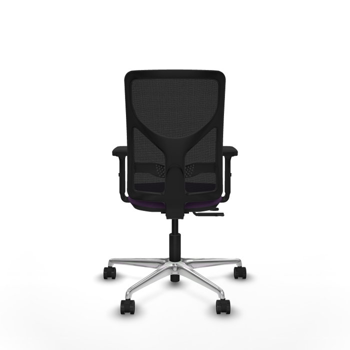 PIQUERAS Y CRESPO Silla de oficina Motilla con mecanismo Sincro/Traslack, Morado y Negro