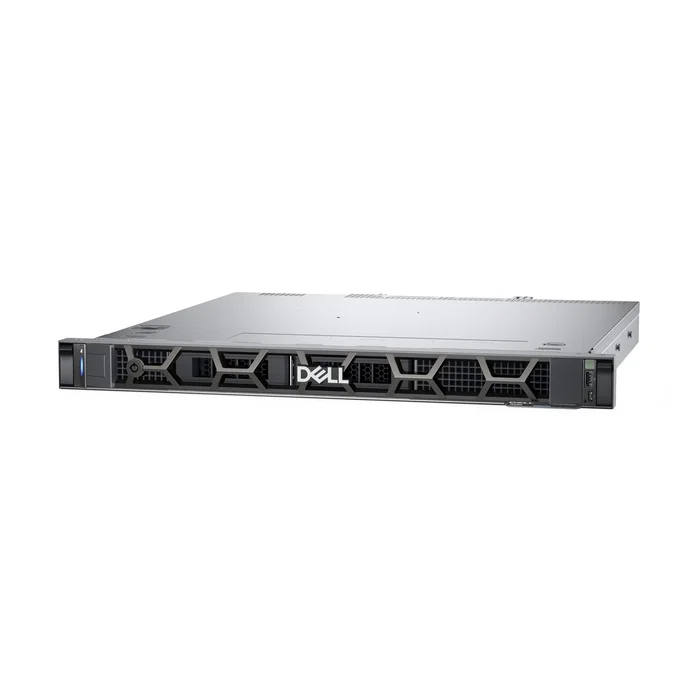 DELL PowerEdge R260 - Servidor 1U - Intel Xeon 6 6315P (4 núcleos, 2.8 GHz) - 16 GB DDR5 RAM - 2x 1.2 TB SAS HDD (2.4 TB total) - iDRAC9 Enterprise - 700W - No OS