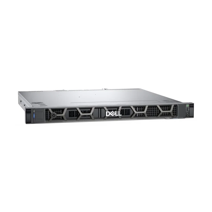 DELL PowerEdge R260 - Servidor 1U - Intel Xeon 6 6315P (4 núcleos, 2.8 GHz) - 16 GB DDR5 RAM - 2x 1.2 TB SAS HDD (2.4 TB total) - iDRAC9 Enterprise - 700W - No OS