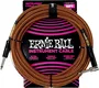 Ernieball Cable para Instrumento Trenzado Jack-Jack 5.5 M Naranja / Negro