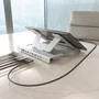 Aisens Soporte de Sobremesa Ajustable con Docking USB-C 7 en 1, Gris, ASUC-7P046-GR
