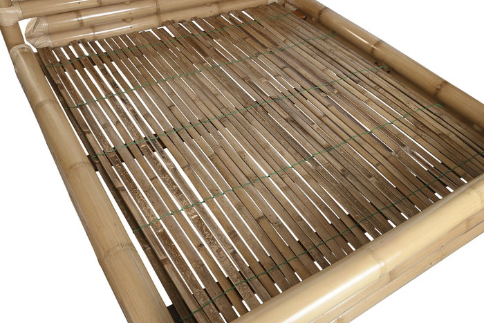 DKD Home Decor Cama Tropical 220 x 74 x 202.5 cm Bambú Ratán Natural