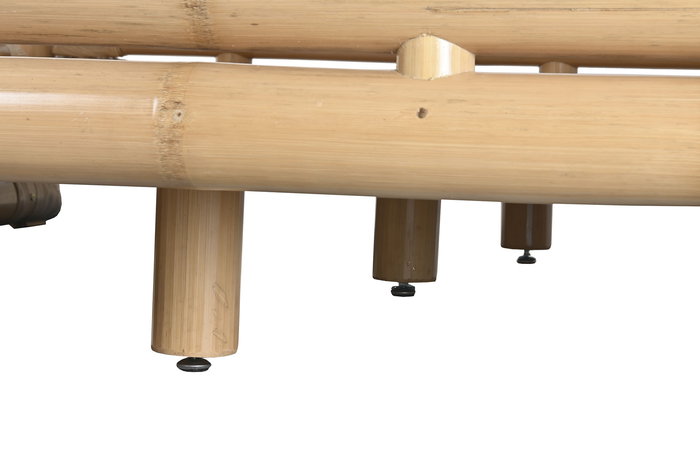 DKD Home Decor Cama Tropical 220 x 74 x 202.5 cm Bambú Ratán Natural