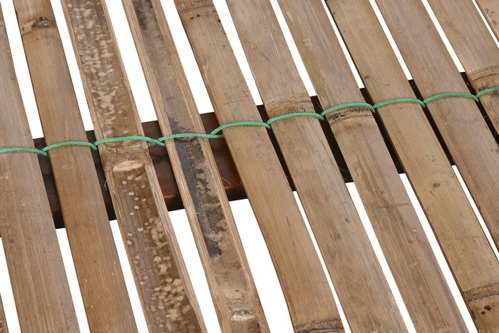 DKD Home Decor Cama Tropical 220 x 74 x 202.5 cm Bambú Ratán Natural