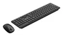 Philips Mouse y teclado wireless SPT6318B 2.4GHz 1600 DPI silencioso negro