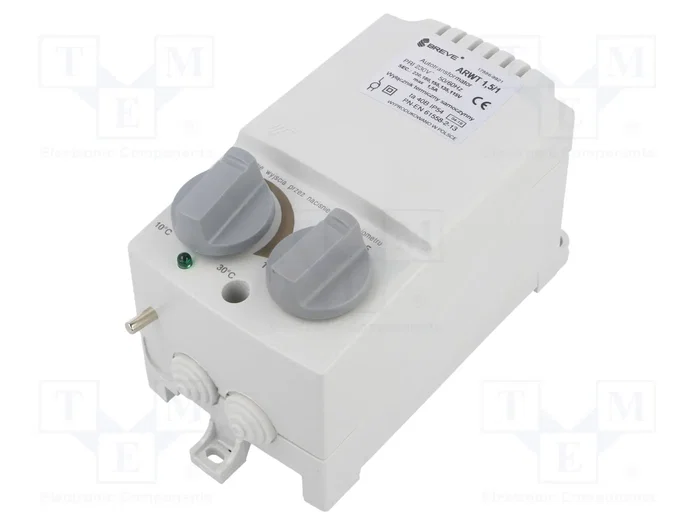 BREVE TUFVASSONS Regulador de Velocidad para Motores de Ventiladores 270W 230VAC BREVE TUFVASSONS Regulador de Velocidad para Motores de Ventiladores 270W 230VAC