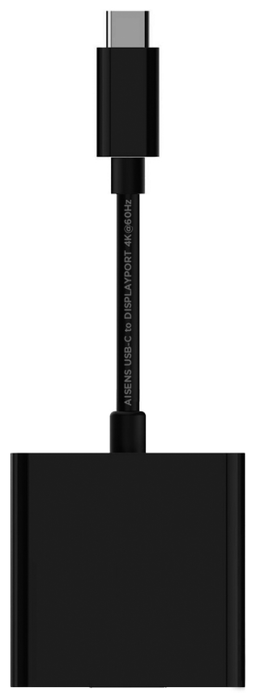 Aisens Conversor USB-C a DisplayPort 4K@60Hz Negro 15cm