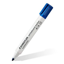 Marcador Pizarra Staedtler 351 Lumocolor Conico Azul (Set de 10)