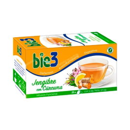 BIE 3 Infusión de Jengibre con Cúrcuma 25 sobres