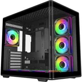 Cooler Master Elite 600 Black Torre PC - Caja Torre Media con 7 Ventiladores ARGB y Hub Incluido - COO4719512162033