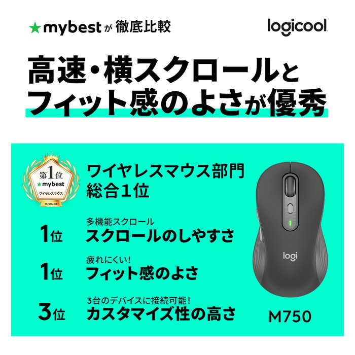 Logitech Signature Plus M750L Grafito