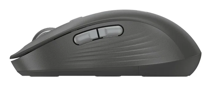 Logitech Signature Plus M750L Ratón Inalámbrico y Bluetooth para Mano Derecha, Óptico 4000 DPI, Clic Silencioso, 6 Botones, Grafito, Compatible con Windows, macOS, Android