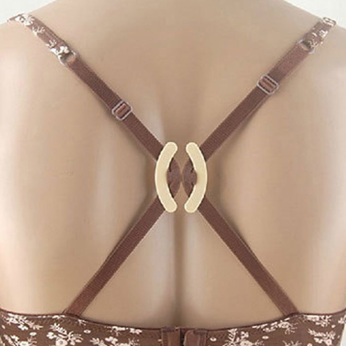 Cosmetic Club Juego De 6 Ganchos Sujetador para Tirantes Invisibles