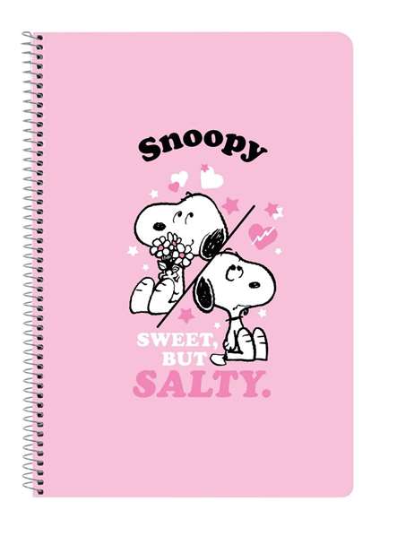 Safta Cuaderno Espiral Snoopy 80 Hojas Cuadriculado 4 mm Folio Tapas Extraduras Safta Cuaderno Espiral Snoopy 80 Hojas Cuadriculado 4 mm Folio Tapas Extraduras