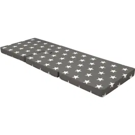 SAMBA Sillón bajo plegable multiposición estampado estrellas CHAUFETGR 190 x 70 x 9 cm