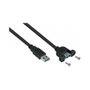 Kabelmeister Extensión USB 3.0 Tipo A a Tipo A, 2m, Negro