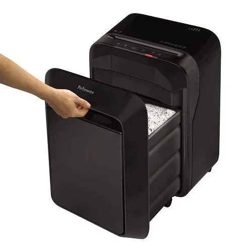 Fellowes LX211 Destructora de Microcorte Negra Fellowes LX211 Destructora de Microcorte Negra