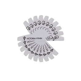 Victoria Vynn Lima Media Luna 180/240 Profesional para Uñas Naturales, Gel y Acrílicas, Pedicura