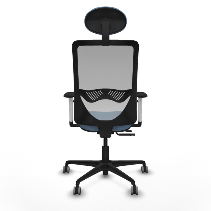 PIQUERAS Y CRESPO Silla de oficina Zulema Azul cielo y Gris PIQUERAS Y CRESPO Silla de oficina Zulema Azul cielo y Gris