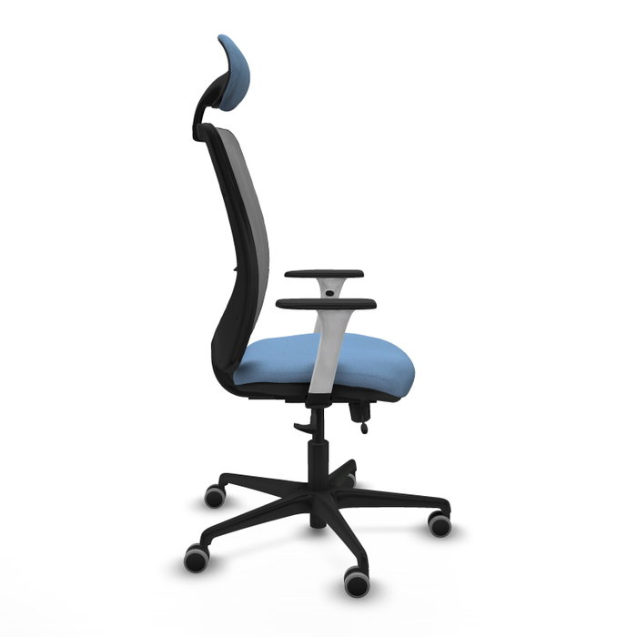 PIQUERAS Y CRESPO Silla de oficina Zulema Azul cielo y Gris PIQUERAS Y CRESPO Silla de oficina Zulema Azul cielo y Gris