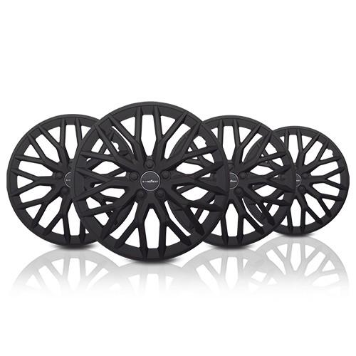 Goodyear Tapacubos Silverstone Negro 14 Pulgadas GOD9080 - Juego de 4 Unidades para Coche Goodyear Tapacubos Silverstone Negro 14 Pulgadas GOD9080 - Juego de 4 Unidades para Coche
