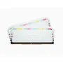 Memoria de RAM - Corsair - Dominator Platinum RGB DDR5 - 32GB 2x16GB DIMM - 6200 MHz - 1.3V - Blanco (CMT32GX5M2X6200C36W)