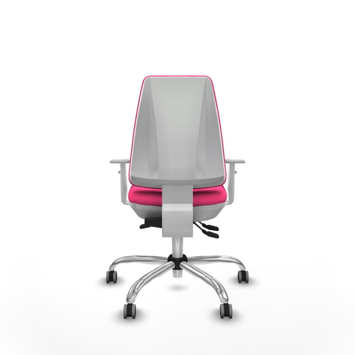 PIQUERAS Y CRESPO Silla de oficina Elche Rosa con mecanismo Asincro