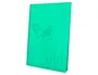 Liderpapel Carpeta con 10 fundas polipropileno DIN A4 verde translúcido