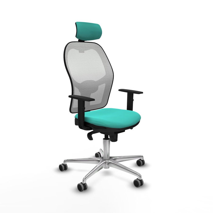 PIQUERAS Y CRESPO Silla de oficina Jorquera Turquesa y Blanco PIQUERAS Y CRESPO Silla de oficina Jorquera Turquesa y Blanco