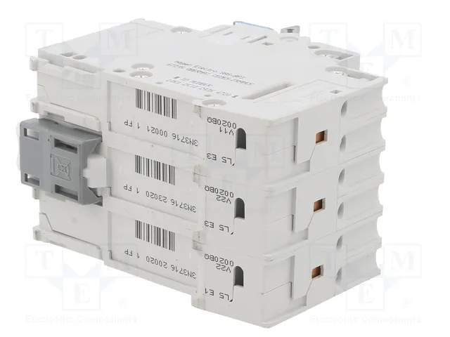 Hager MBS320 Interruptor Magnetotérmico 3 Polos B-20A 6kA QuickConnect Hager MBS320 Interruptor Magnetotérmico 3 Polos B-20A 6kA QuickConnect