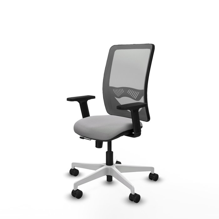 PIQUERAS Y CRESPO Silla de oficina Zulema Gris con mecanismo Sincro/Traslack