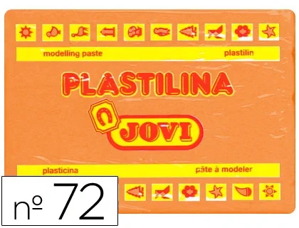 Jovi Plastilina Naranja 350g Grande Moldeable Pasta Vegetal No Mancha Jovi Plastilina Naranja 350g Grande Moldeable Pasta Vegetal No Mancha