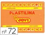 Jovi Plastilina Naranja 350g Grande Moldeable Pasta Vegetal No Mancha