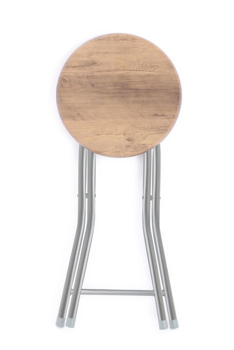 Confortime Taburete Madera-Metal 30x46 cm, 9.77 kg (6 Unidades)