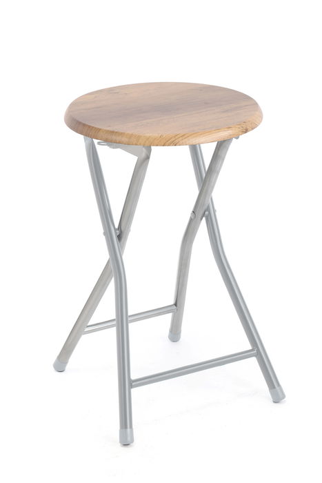 Confortime Taburete Madera-Metal 30x46 cm, 9.77 kg (6 Unidades)