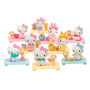 Famosa Hello Kitty Minibox Sweetheart Playmates HKT38100, Caja Regalo Sorpresa con 9 Figuras Coleccionables de Hello Kitty y Osito