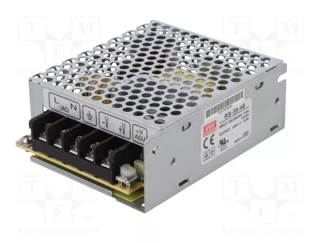 MEAN WELL RS-35-48 Alimentador de impulso 35W 48VDC
