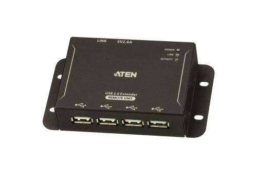 Aten UCE3250 Extensor USB 2.0 sobre Cable Ethernet CAT5/6 hasta 50 metros con Hub de 4 Puertos, Negro Aten UCE3250 Extensor USB 2.0 sobre Cable Ethernet CAT5/6 hasta 50 metros con Hub de 4 Puertos, Negro
