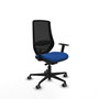 PIQUERAS Y CRESPO Silla de oficina Mardos Azul/Negro con mecanismo Sincro/Traslack