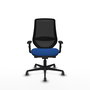 PIQUERAS Y CRESPO Silla de oficina Mardos Azul/Negro con mecanismo Sincro/Traslack
