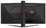 AOC CU34G4 Monitor Gaming Curvo 34 pulg. WQHD 180 Hz Fast VA