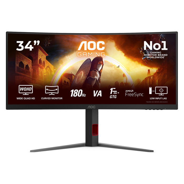 AOC CU34G4 Monitor Gaming Curvo 34 WQHD 180Hz